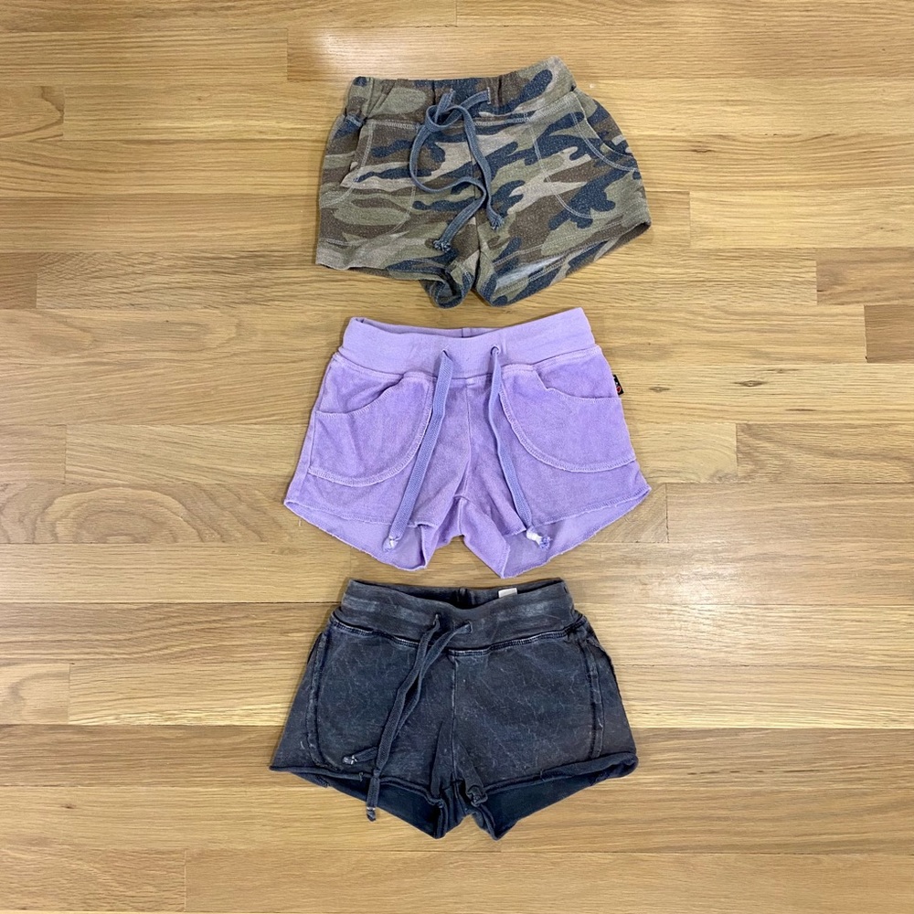 3 pairs of T2 love girls shorts